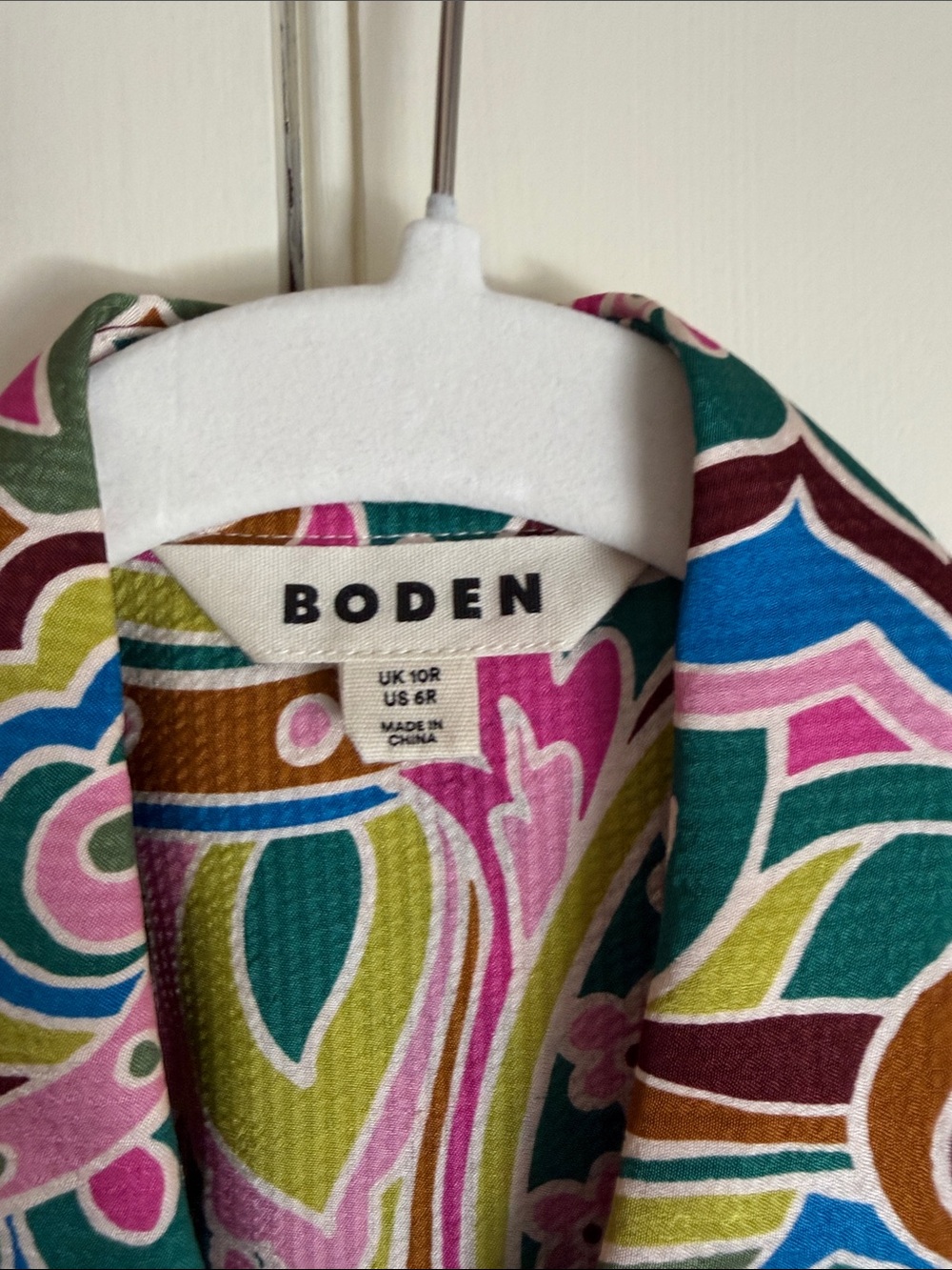 Boden Kate Satin Shirt Dress - Picture 3 of 3